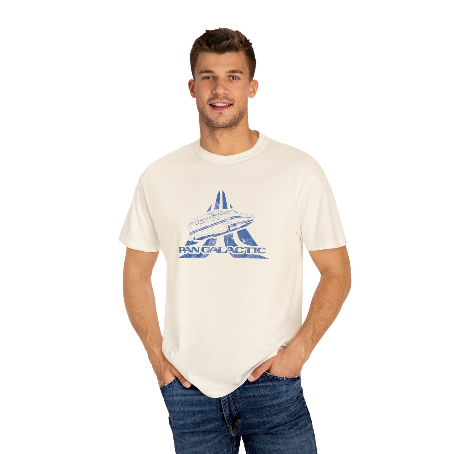 Pan Galactic Touring Stars Vintage Unisex Garment-Dyed T-shirt