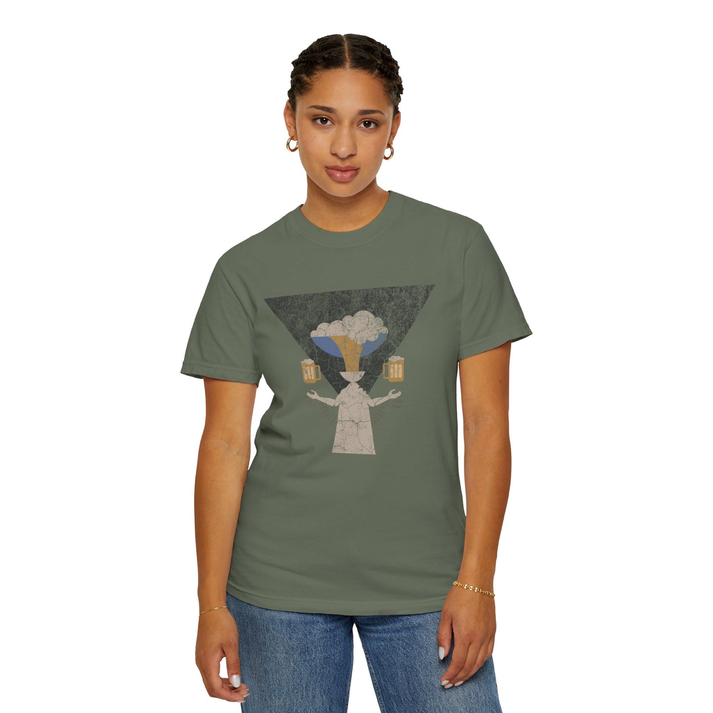 Drink Beer Destiny Unisex Garment-Dyed T-shirt