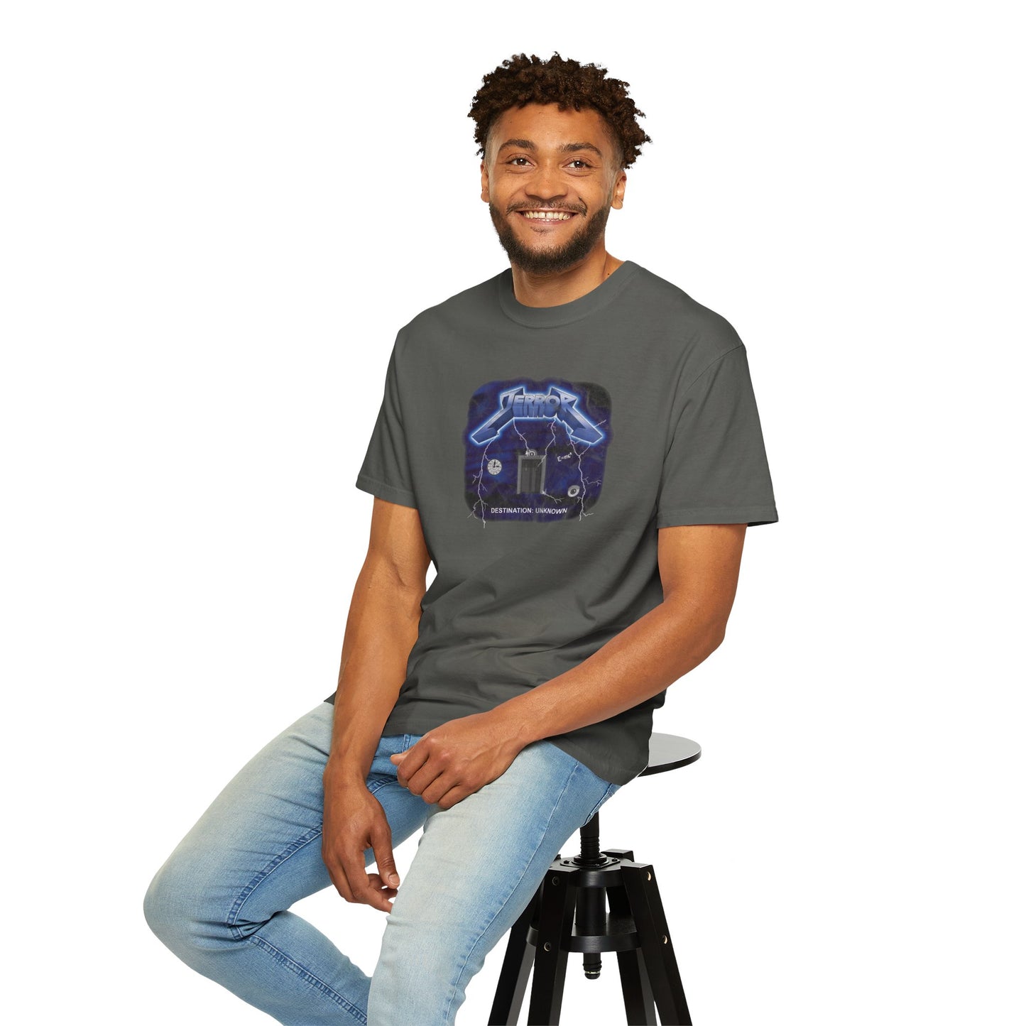 Terror Vintage Unisex Garment-Dyed T-shirt