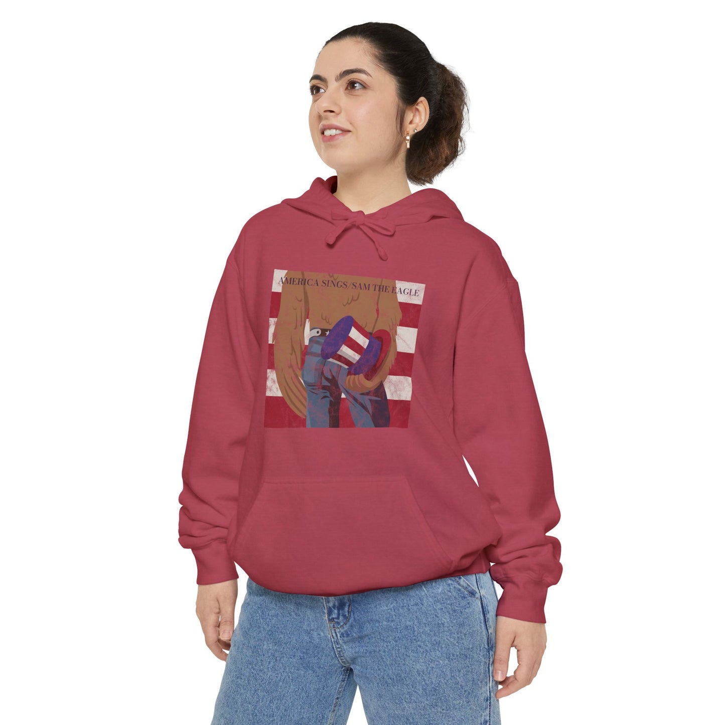 America Sings Vintage Unisex Garment-Dyed Hoodie