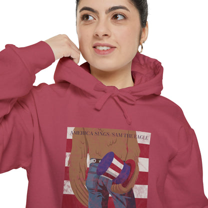 America Sings Vintage Unisex Garment-Dyed Hoodie