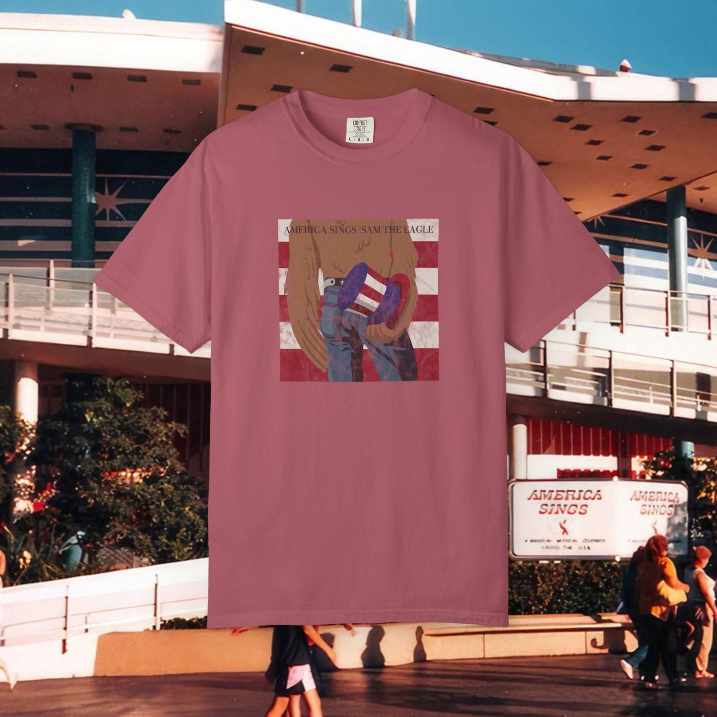 America Sings Vintage Unisex Garment-Dyed T-shirt