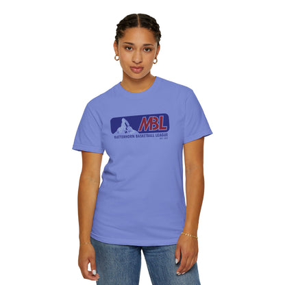 Matterhorn Basketball League Center Chest Unisex Garment-Dyed T-shirt