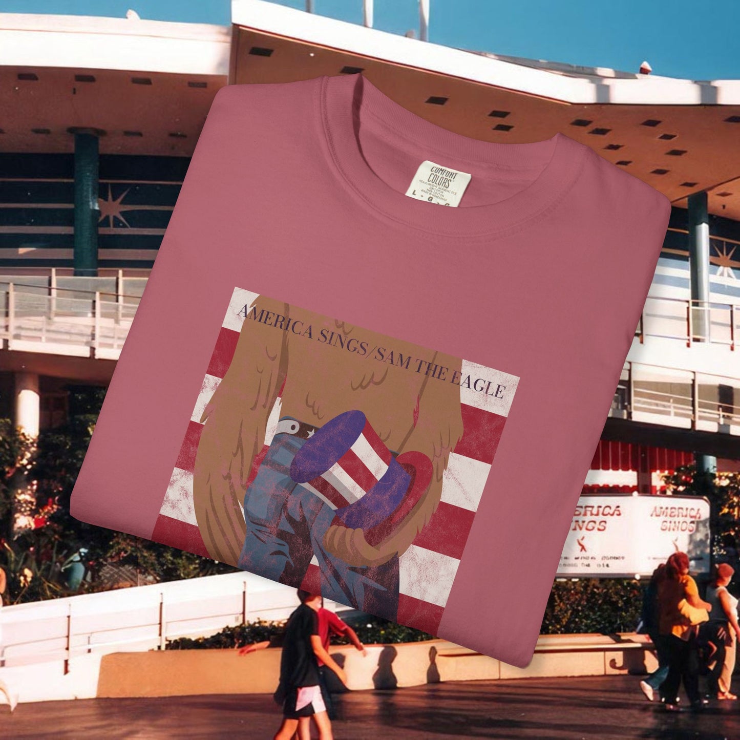 America Sings Vintage Unisex Garment-Dyed T-shirt