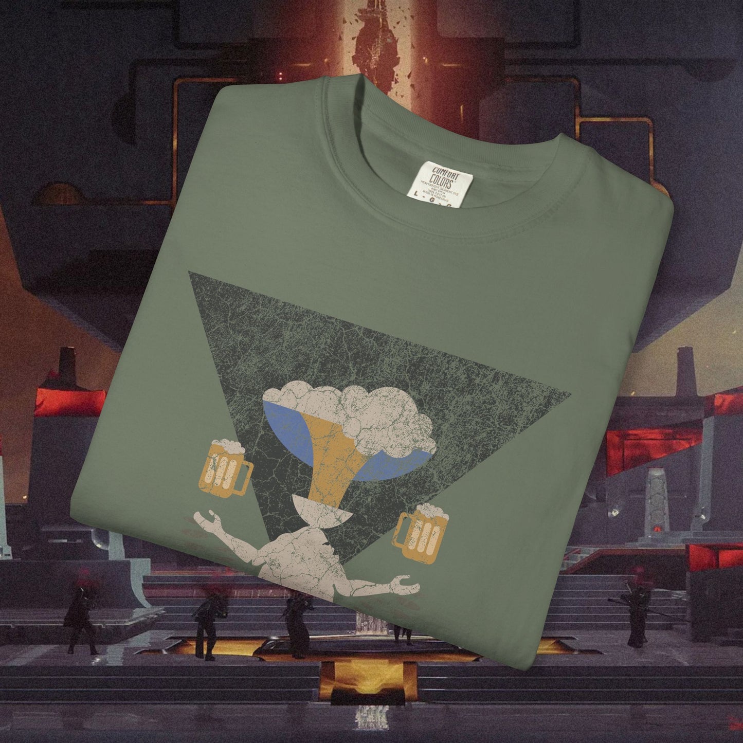 Drink Beer Destiny Unisex Garment-Dyed T-shirt