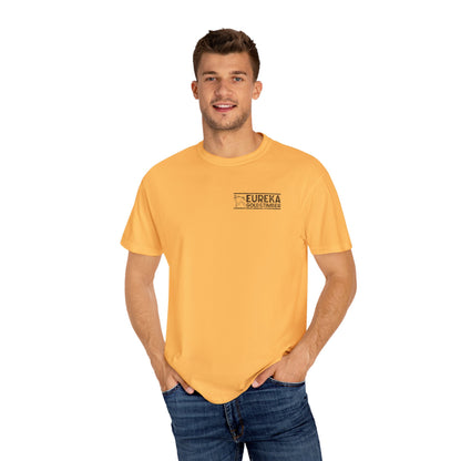 Eureka Gold & Timber Vintage Left Chest Unisex Garment-Dyed T-shirt