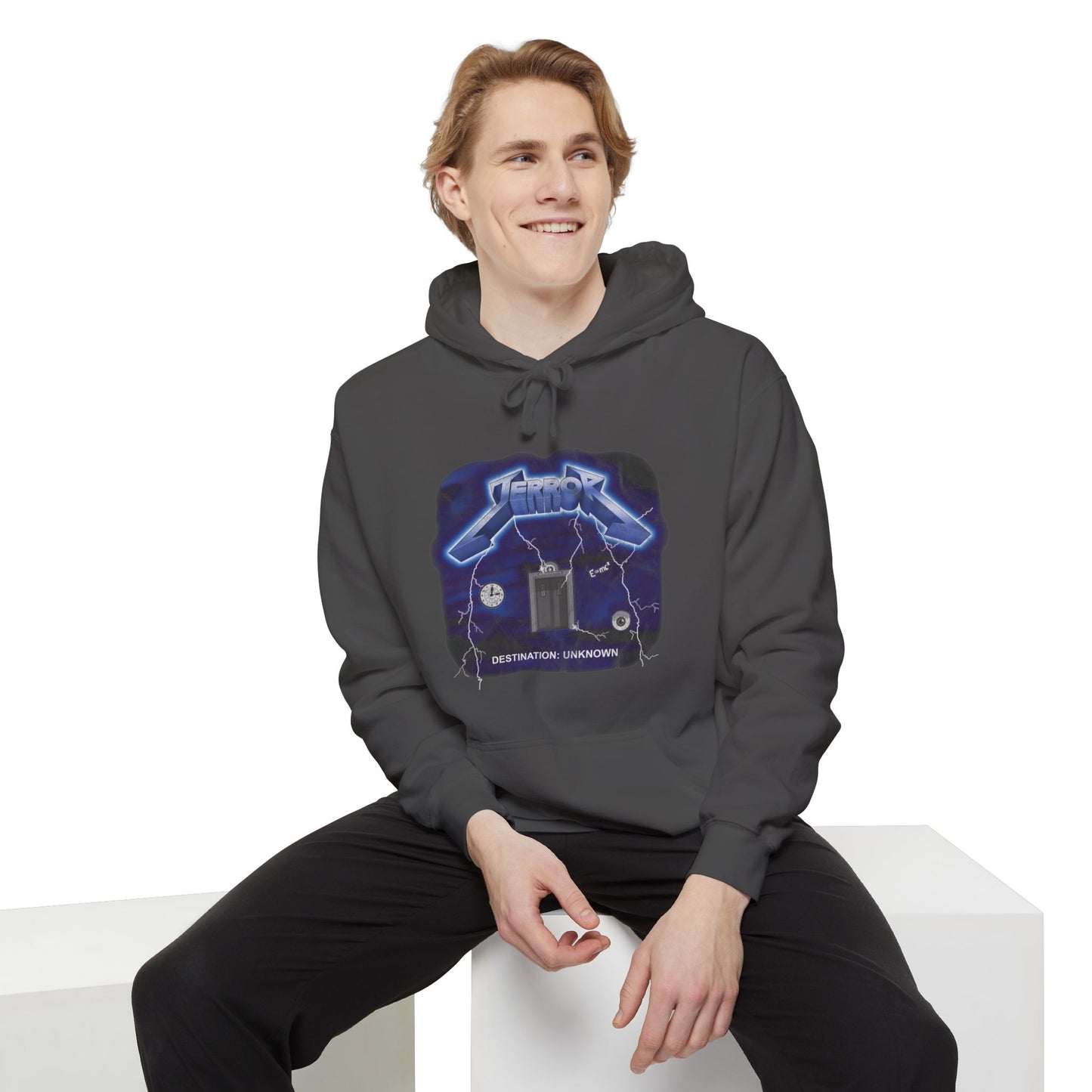 Terror Vintage Unisex Garment-Dyed Hoodie