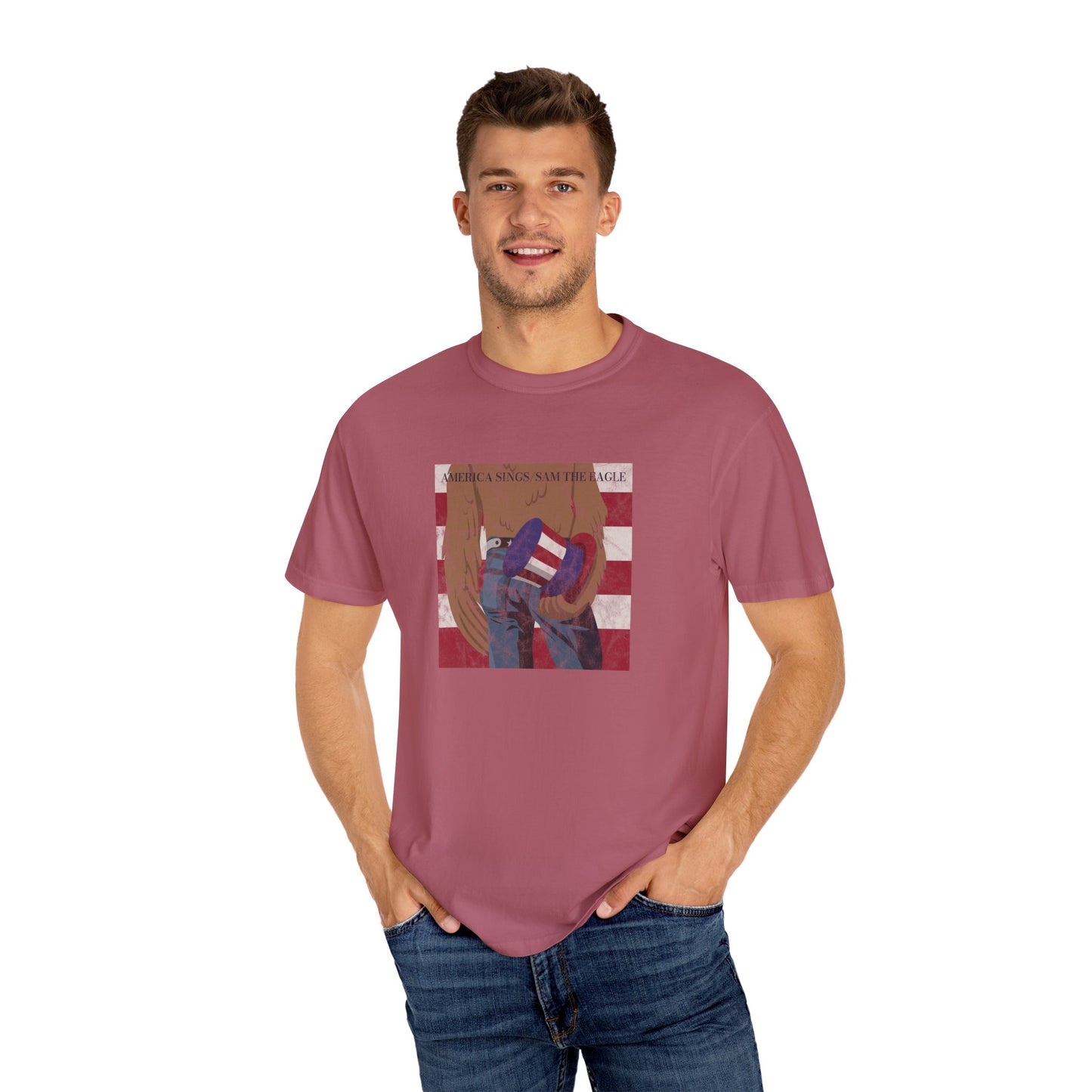 America Sings Vintage Unisex Garment-Dyed T-shirt