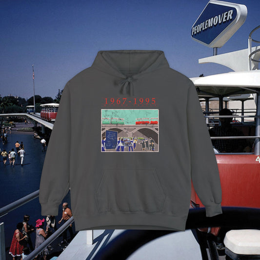 Moving People Vintage Unisex Garment-Dyed Hoodie